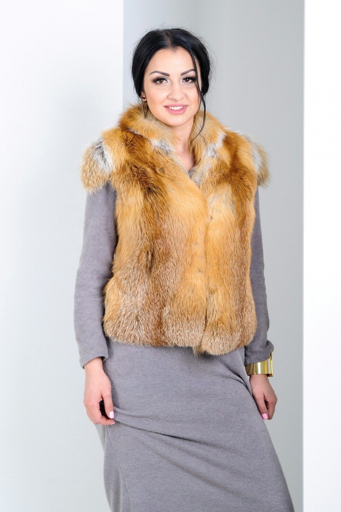 Fur vest from fox "Furol"